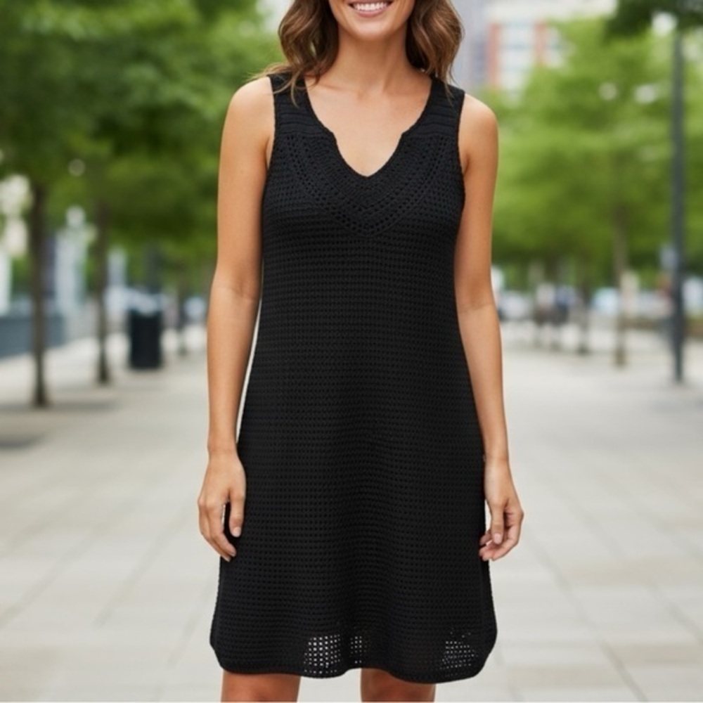 Athleta Women’s Crochet Cotton Knit Dress